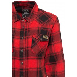 Queen Kerosin Check Женская рубашка