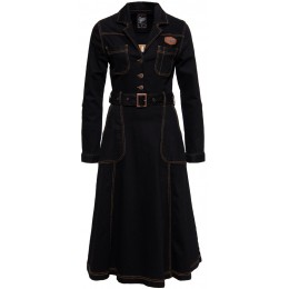 Queen Kerosin Workwear Swing Denim Женское платье