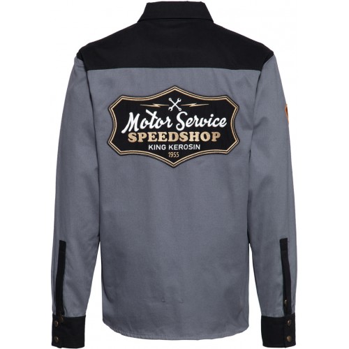 King Kerosin Motor Service Speedshop Workwear Рубашка