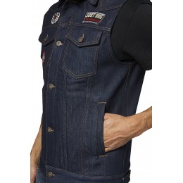 Rokker Club Denim Мотоциклетный жилет