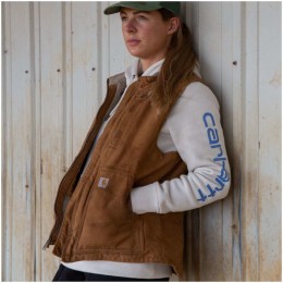 Carhartt Sherpa Lined Mock Neck Женский жилет