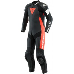 Dainese Tosa Один перфорированный кожаный костюм мотоцикла Pece