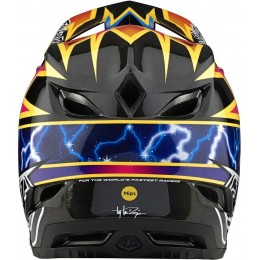 Troy Lee Designs D4 Carbon Lightning Шлем для скоростного спуска