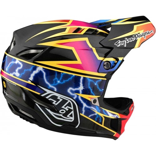 Troy Lee Designs D4 Carbon Lightning Шлем для скоростного спуска