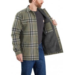 Carhartt Flannel Sherpa Lined Рубашка