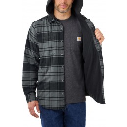 Carhartt Flannel Fleece Lined Hooded Рубашка
