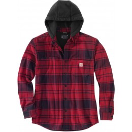 Carhartt Flannel Fleece Lined Hooded Рубашка