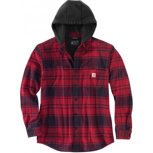 Carhartt Flannel Fleece Lined Hooded Рубашка
