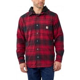 Carhartt Flannel Fleece Lined Hooded Рубашка