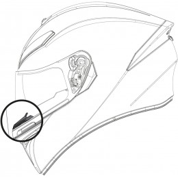 AGV K-1 / K-3 SV / K-5 Дефлектор дыхания