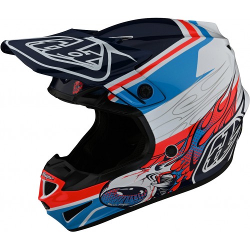 Troy Lee Designs SE4 Polyacrylite MIPS Skooly Молодежный шлем для мотокросса