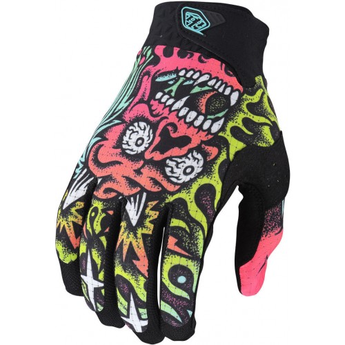 Troy Lee Designs Air Skull Demon Молодежные перчатки для мотокросса