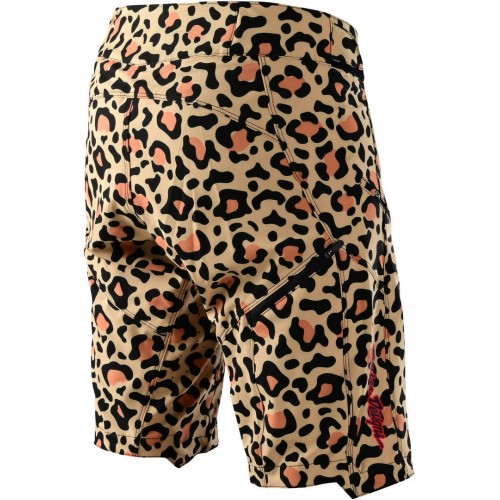 Troy Lee Designs Lilium Leopard Женские велосипедные шорты