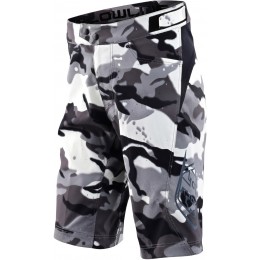 Troy Lee Designs Flowline Shell Spray Camo Молодежные велосипедные шорты