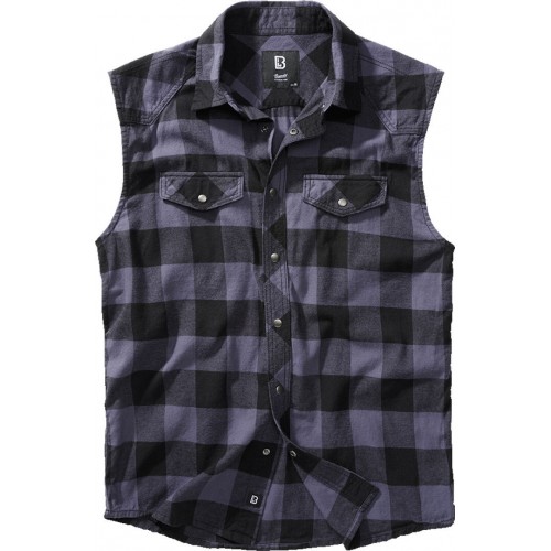 Brandit Checkshirt рубашка без рукавов