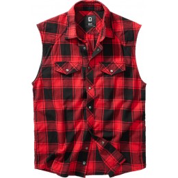 Brandit Checkshirt рубашка без рукавов