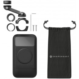 Shapeheart Мотоцикл Комплект Pro Boost Магнитное крепление для смартфона для руля мотоцикла