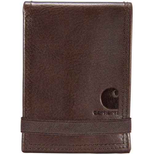 Carhartt Milled Leather Classic Stitched Front Pocket Бумажник