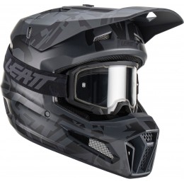 Leatt 3.5 Stealth Молодежный шлем для мотокросса