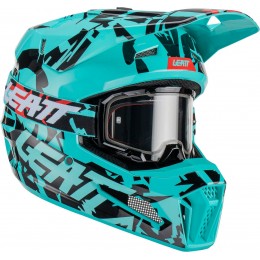 Leatt 3.5 Zebra Молодежный шлем для мотокросса