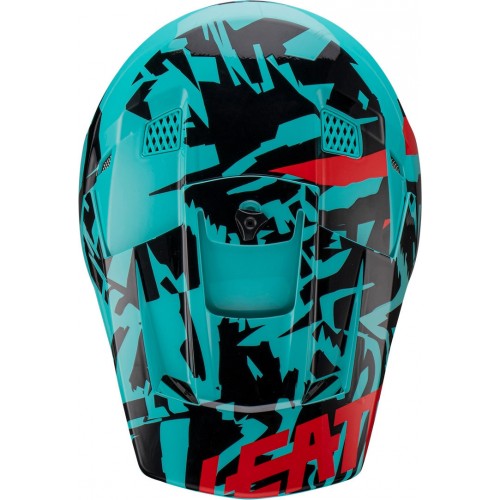 Leatt 3.5 Zebra Молодежный шлем для мотокросса