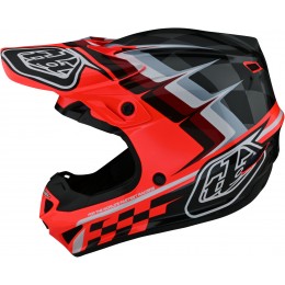 Troy Lee Designs SE4 PA MIPS Warped Молодежный шлем для мотокросса