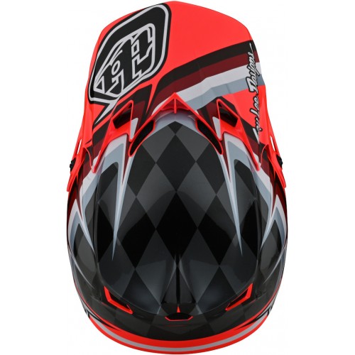 Troy Lee Designs SE4 PA MIPS Warped Молодежный шлем для мотокросса