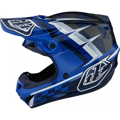 Troy Lee Designs SE4 PA MIPS Warped Молодежный шлем для мотокросса