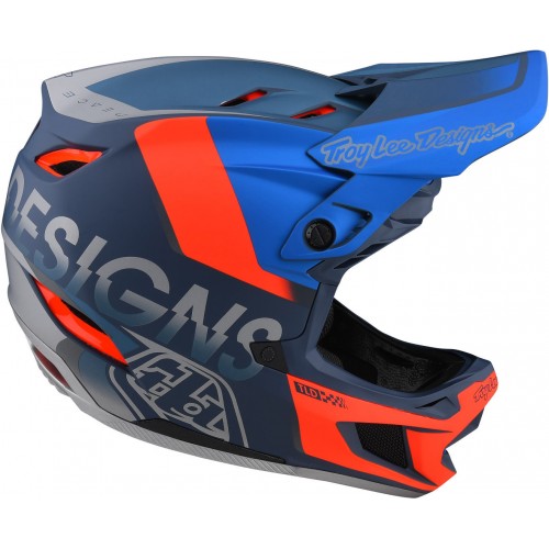 Troy Lee Designs D4 Composite Qualifier Шлем для скоростного спуска