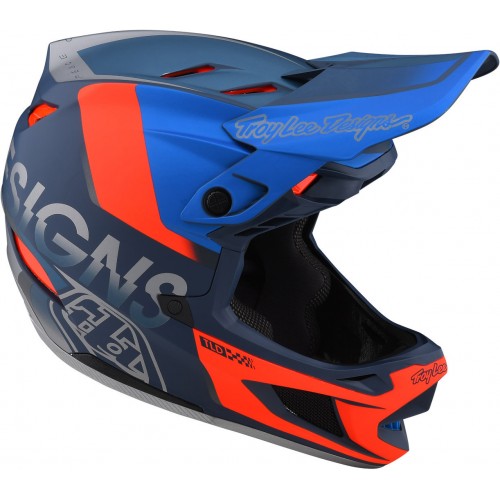 Troy Lee Designs D4 Composite Qualifier Шлем для скоростного спуска