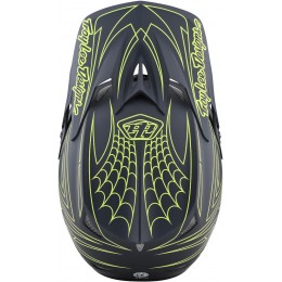 Troy Lee Designs D3 Fiberlite Spiderstripe Шлем для скоростного спуска