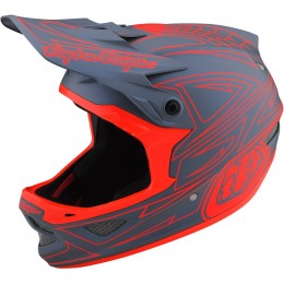Troy Lee Designs D3 Fiberlite Spiderstripe Шлем для скоростного спуска