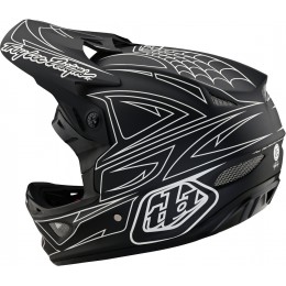 Troy Lee Designs D3 Fiberlite Spiderstripe Шлем для скоростного спуска