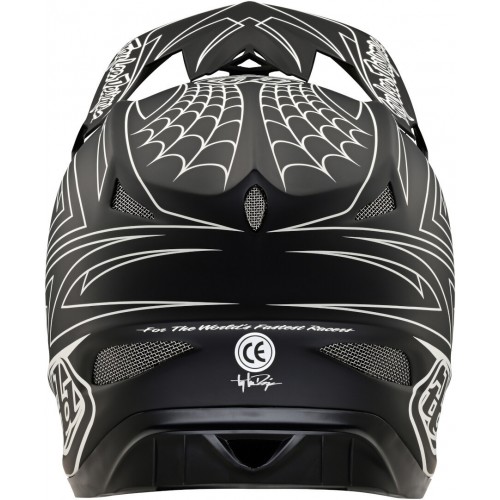 Troy Lee Designs D3 Fiberlite Spiderstripe Шлем для скоростного спуска