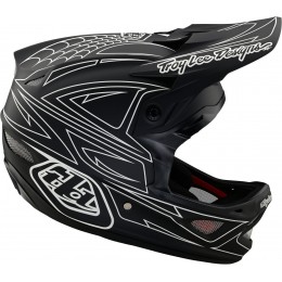 Troy Lee Designs D3 Fiberlite Spiderstripe Шлем для скоростного спуска