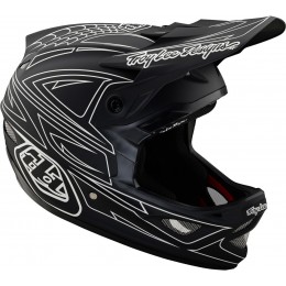 Troy Lee Designs D3 Fiberlite Spiderstripe Шлем для скоростного спуска