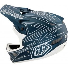 Troy Lee Designs D3 Fiberlite Spiderstripe Шлем для скоростного спуска
