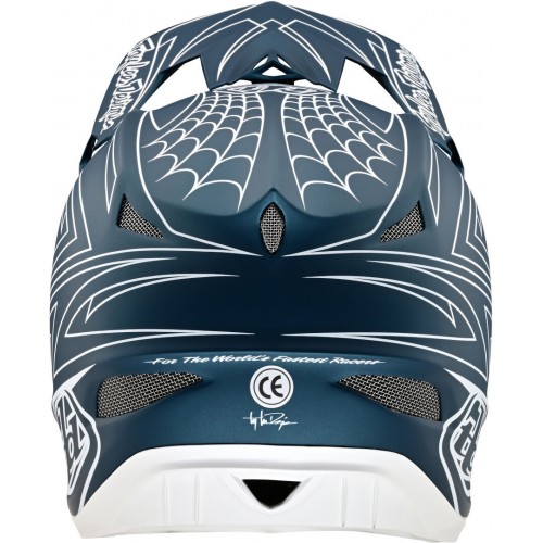 Troy Lee Designs D3 Fiberlite Spiderstripe Шлем для скоростного спуска