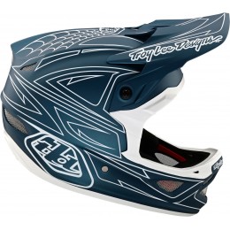 Troy Lee Designs D3 Fiberlite Spiderstripe Шлем для скоростного спуска