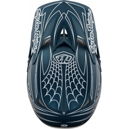 Troy Lee Designs D3 Fiberlite Spiderstripe Шлем для скоростного спуска
