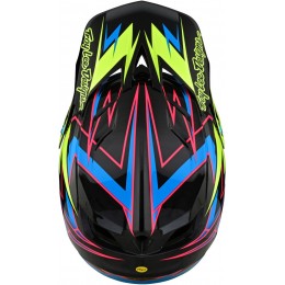 Troy Lee Designs D4 MIPS Carbon Volt Шлем для скоростного спуска