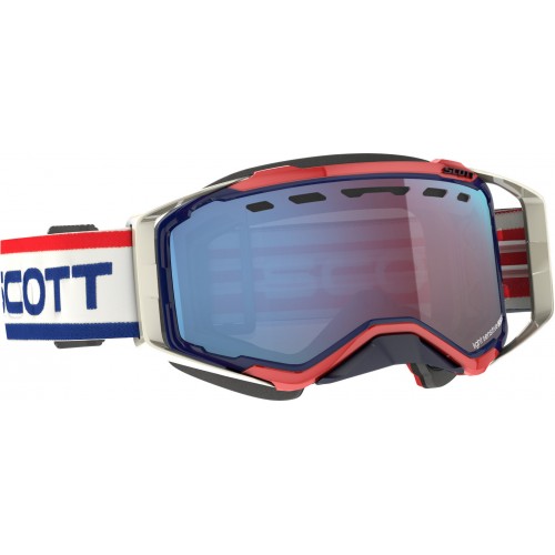 Scott Prospect Light Sensitive Retro Белые/синие снежные очки