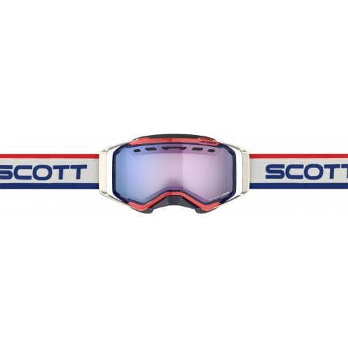 Scott Prospect Light Sensitive Retro Белые/синие снежные очки