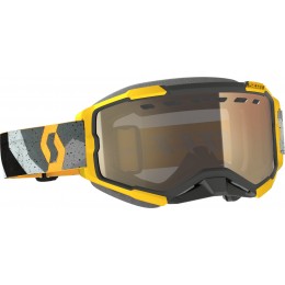 Scott Fury Light Sensitive Camo Серые/желтые снежные очки
