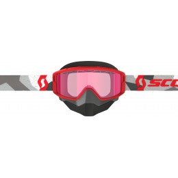 Scott Primal Camo Белые/красные снежные очки