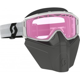 Scott Primal Safari Facemask Белые/розовые снежные очки