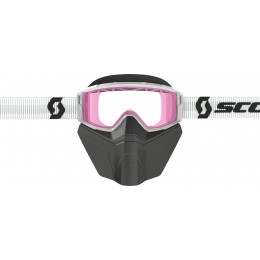 Scott Primal Safari Facemask Белые/розовые снежные очки