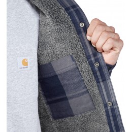Carhartt Heavyweight Flannel Sherpa Рубашка