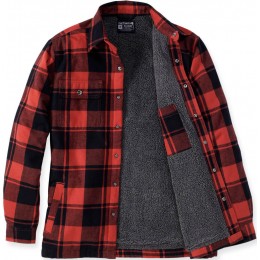 Carhartt Heavyweight Flannel Sherpa Рубашка