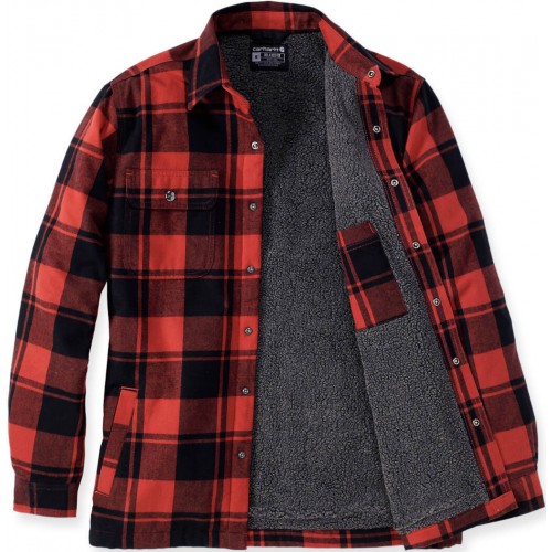 Carhartt Heavyweight Flannel Sherpa Рубашка